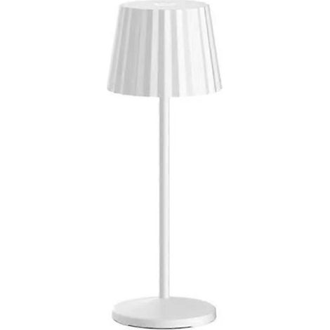 Kabellose 3-W-LED-Schreibtischlampe, 2000-mAh-Akku, tragbar, weiß, zum Lesen und Arbeiten (1/5)