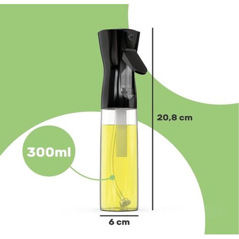 2 pezzi, 300 ml, dispenser per olio, bomboletta spray per olio d'oliva e aceto per cucinare (1/5)