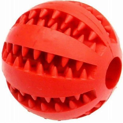 Balle jouet pour chien, balle de nettoyage des molaires, balle en caoutchouc pour chien (1/5)