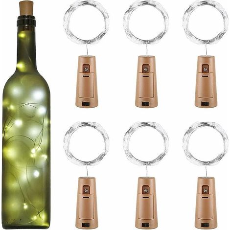 Guirlande lumineuse LED blanche froide de 2 m avec 20 LED pour la décoration de fêtes et de mariages (1/5)