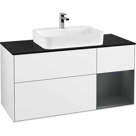 Villeroy & Boch F422HGGF Meuble sous-lavabo Finion F42 (1/2)