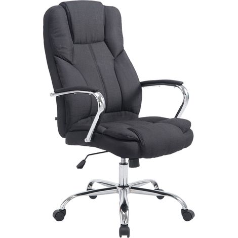 Silla De Oficina XXL Xanthos En Tela Negro (1/5)