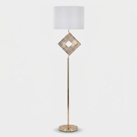 Stehlampe aus Metall und Stoff Move (1/5)