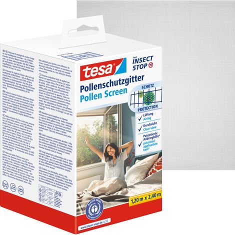 Tesa Antipollenfilter Fenster Anthrazit 120 x 240 cm