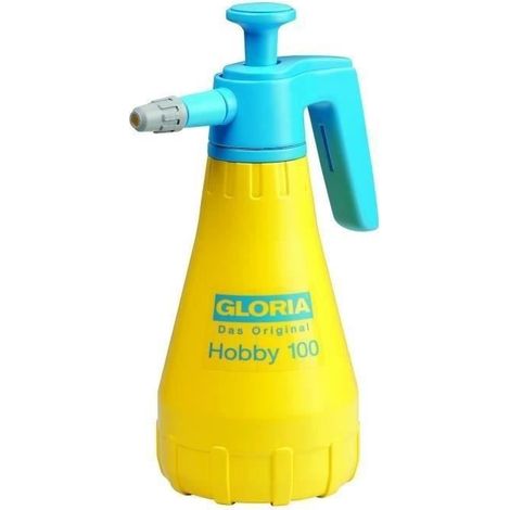 Filiyano-Pulvérisateur manuel GLORIA - Modèle Hobby 100 - Buse réglable, réservoir en polyéthylène - 1 L pour une pression de 3 bars (1/2)