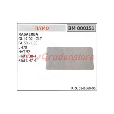 Filtro aria FLYMO rasaerba GL 47 02 GLT GL 50 L 38 000151