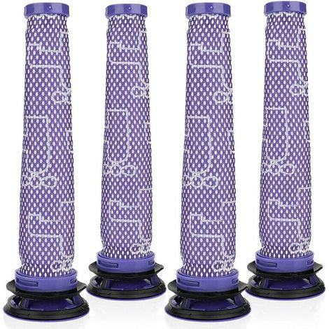 Filtre pour Dyson V6 V7 V8 de Remplacement Série. Rechange de Filtre Pré-Moteur 4 Pièce. HEPA Filtre pour Aspirateur Dyson. Dyson Accessoire Filtre Pré-Moteur (1/5)