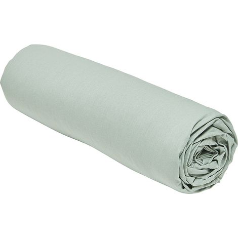 Drap housse 2 places en coton BIO taille king size (1/2)
