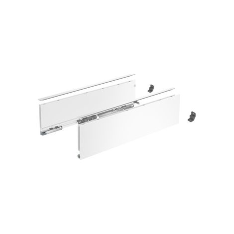 Profilo laterale del cassetto AvanTech YOU, altezza 139 mm x NL 350 mm, bianco, destra e sinistra - HETTICH - 9353394