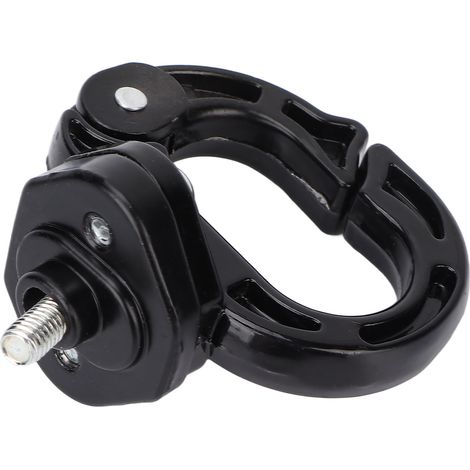 Motorradhelmhaken, Stahl und Aluminium, 12 kg Tragkraft, für Elektroroller, schwarz (1/5)