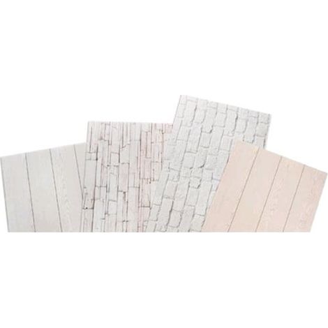 LASTRA POLIPROPILENE mod. PLASTONDA DECOR Disegno LEGNO 50X100 cm Spessore 3 mm