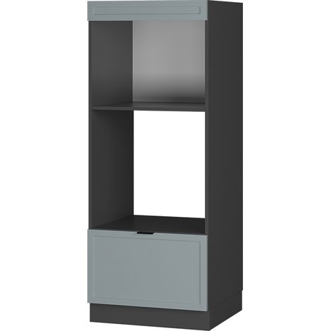 Mikrowellenschrank Fame-Line, Hellblau-grau, 60 cm offen, Vicco
