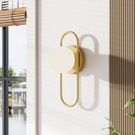 Golden Single-Light Wall Light (1/5)