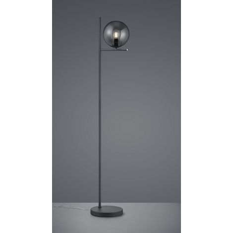Piantana Sfera Vetro Fumé Antracite H150 cm Pure Trio Lighting