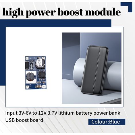 5er-Pack Konverter – 8-W-USB-Eingang, 3–6 V auf 12 V, 3 A Aufwärtswandlermodul für 3,7-V-Lithiumbatterie