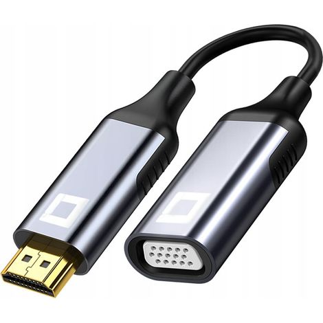 Adaptateur CO2 HDMI TIL VGA, câble adaptateur, transformateur Full HD 1080p 60 Hz (1/5)