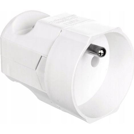 ORNO,  Steckdose 2p+z GN-170 - Weiß - Hochwertig - Portable - Mit Erdung (1/2)