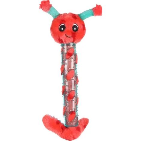 Jouet chien chenille peluche + TPR Désignation : Jouet chien chenille peluche + TPR Taille : 38 cm Flamingo 521890