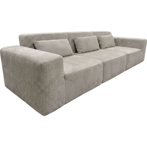 Sofá Modular Horizon 3 plazas Salón Comedor Beige 307 cm (1/5)