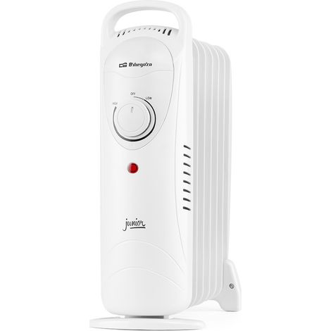 Orbegozo radiador de aceite RO 1020, 7 elementos, termostato regulable, ideal para espacio reducido, piloto luminoso de funcionamiento, 1000 W (1/6)