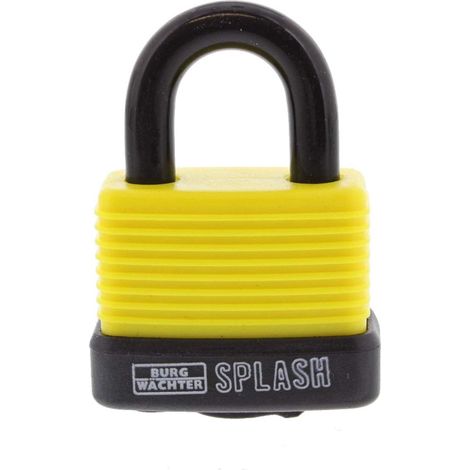 Burg Wächter Splash 470 45 Yellow SB Lucchetto Giallo nero Serratura a chiave (1/5)