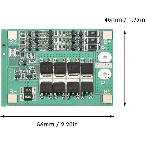 3S 12V 25A BMS-Schutzplatine für Lithium-Ionen-Akkus mit Balancerschaltung (1/5)