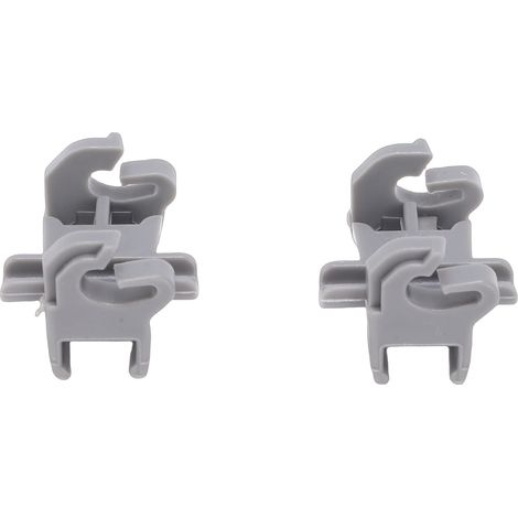 Clip di fissaggio per staffa lavastoviglie, 2 pezzi, fila dentellata, compatibili con LG MEG64438801 (1/5)