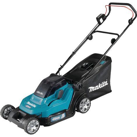 Makita a batteria Tosaerba a batteria batteria non inclusa nella consegna 18 V Larghezza di taglio (max.) 430 mm