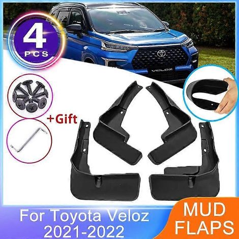 Schmutzfänger für Toyota Veloz 2021 2022, vorne und hinten, Kotflügelschutz, Spritzschutz, Radschutz, neues Upgrade-Zubehör