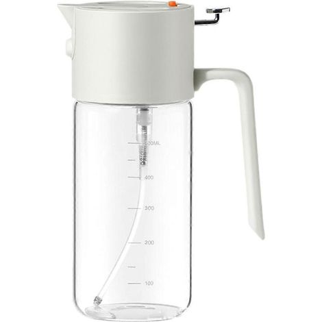 Bouteille d'huile double usage de 550 ml avec ouverture et fermeture automatiques - Accessoires de cuisine - Spray anti-fuites (1/5)