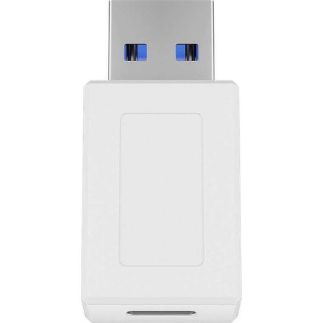 55225 Goobay Adaptateur USB 3.0 SuperSpeed vers USB-C - Blanc - Adaptateur USB 3.0 Type-A vers USB 3.0 Type C - jusqu'à 5 Gbit/s - Blanc (1/2)