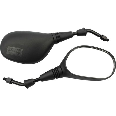 Rétroviseur pour scooter/moto électrique avec filetage de 10 mm de diamètre, compatible avec les modèles 50cc, 70cc, 90cc et 110cc.