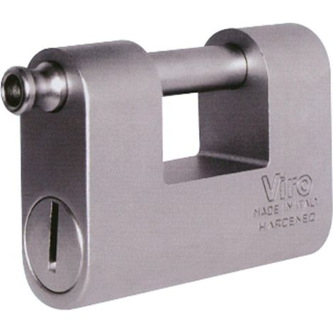 Lucchetto Antiscasso Monolith Viro Acciaio Carbonitrurato Chiavi 2 mm 78