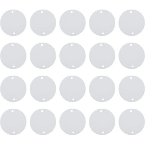 Lot de 20 Couvercle, Rond, PVC, 65mm, Imperméable, Pour Boîte De Jonction (1/5)