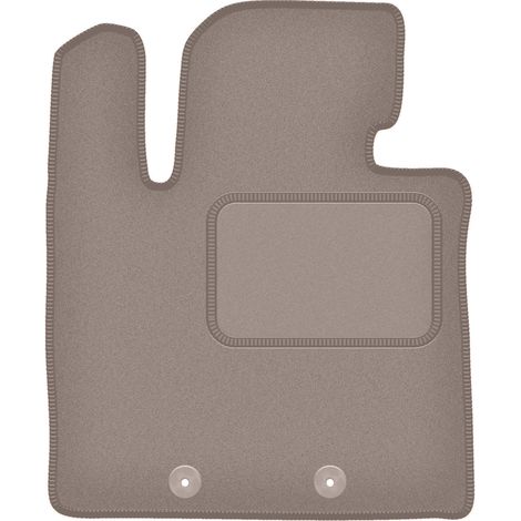 Tappetino in velluto per guidatore per: Kia Sorento II FL SUV (2012-2014) beige