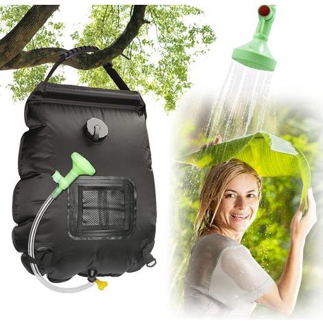 Sac de douche portable avec robinet et tuyau - Douche extérieure multifonctionnelle pour se laver les mains, faire la vaisselle et les légumes-AquaForge (1/5)