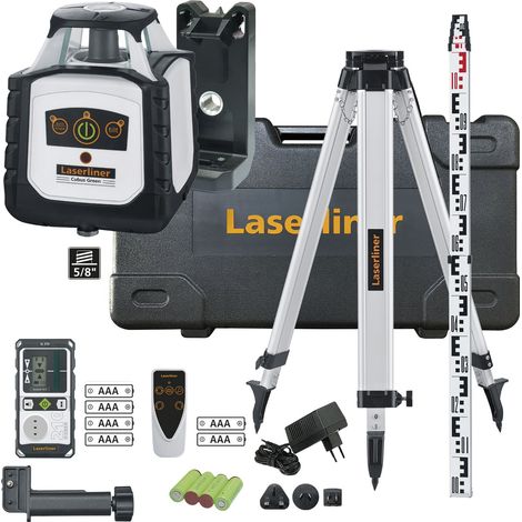 Laserliner Rotationslaser grün Cubus G 210 S Set inkl. Zubehör (1/10)