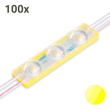 LED Modul gelb 1.5W 170° 12V IP65 (100 Stück VPE) (1/5)