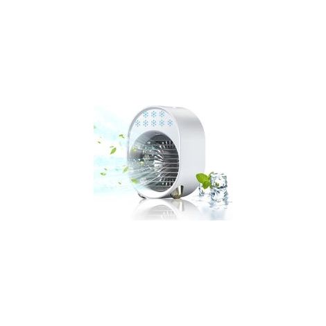 Mini-Klimaanlage, mobile Klimaanlage ohne Abluft, leiser Ventilator fürs Schlafzimmer, USB-aufladbare Klimaanlage, kleiner Luftbefeuchter (3600 mAh, 4-in-1) (1/5)