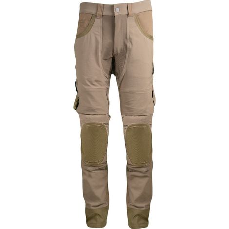 Pantalon Fresh avec genouillères ILKOTT PY55 - Marron havane - 44 - Jambes standards (1/2)