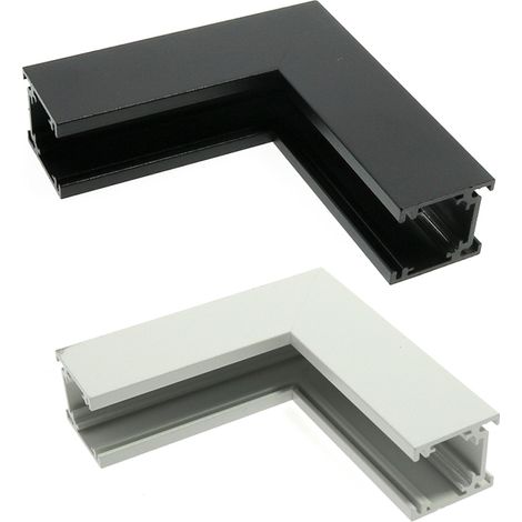 Union Verticale en L pour Rail Magnétique Série 16mm Blanc - Ledme - LM3593 (1/5)