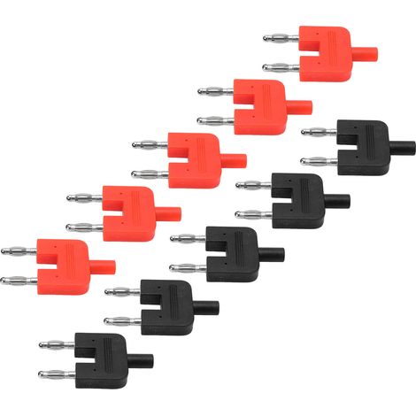 10 Douilles Banane en Laiton Nickelé à Double Rangée, Connexions Électriques Haute Performance pour Automobile (1/5)