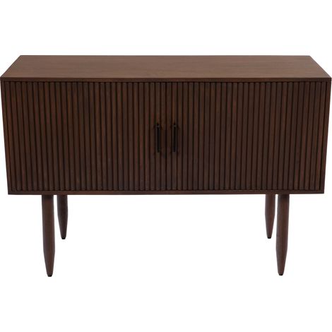 Buffet 2 portes 120x45x80 cm en manguier marron (1/3)