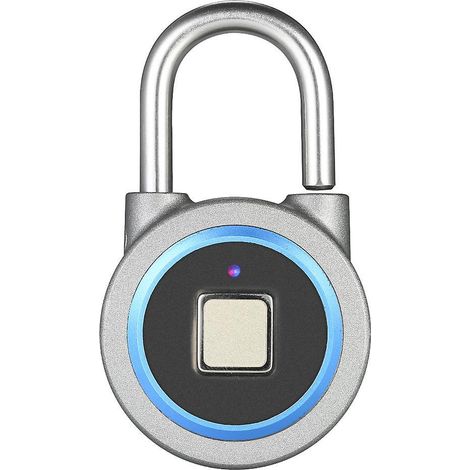 Cadenas intelligent sans clé à empreinte digitale Bluetooth, étanche, déverrouillage par application d'empreinte digitale, antivol, cadenas, porte, bagage