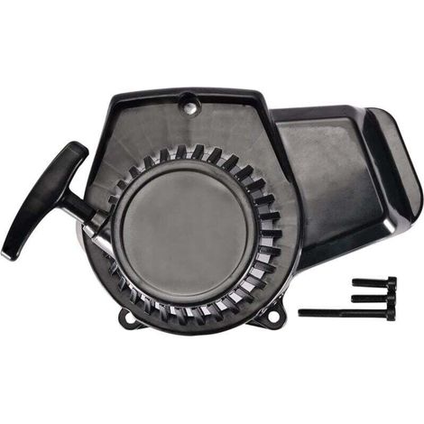 Démarreur à Rappel Remplacement pour 2 Temps 47cc 49cc Pocket Bike Mini Quad Pit Bike Scooter ATV Noir (1/4)