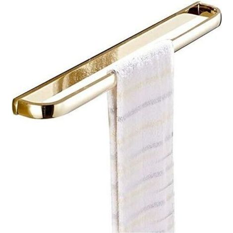 Anneaux porte-serviettes en laiton vintage, porte-serviettes rond vintage pour salle de bain, porte-serviettes mural, accessoires de salle de bain, base à motif vague rétro classique.