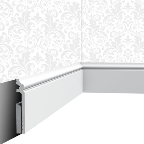 Plinthe décorative Cimaises et Plus P05 - 13,8x2,2x200cm (h x p x L) - moulure