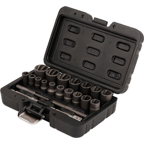Draper 31803 Impact Nut and Bolt Remover Set (21 Piece) (1/2)