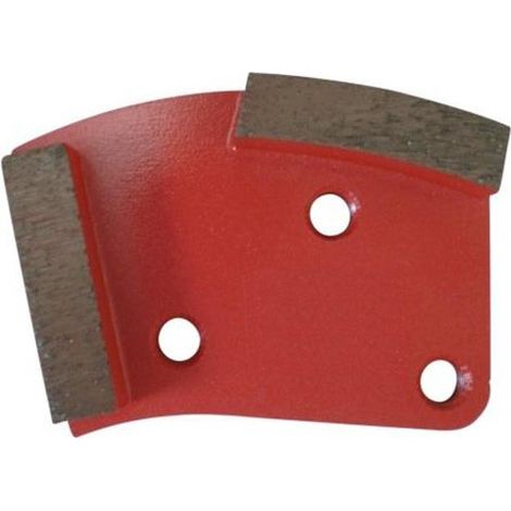 Segment de ponçage diamanté Gr 40 à 3 trous avec connexion M8 - béton dur ou chape - Diamwood (1/2)