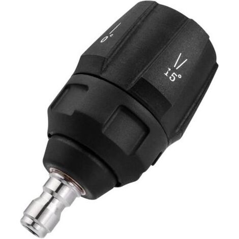 Buse de nettoyeur haute pression 5 en 1 avec connexion rapide 1/4", angles multiples (0°, 15°, 25°, 40°) (1/4)